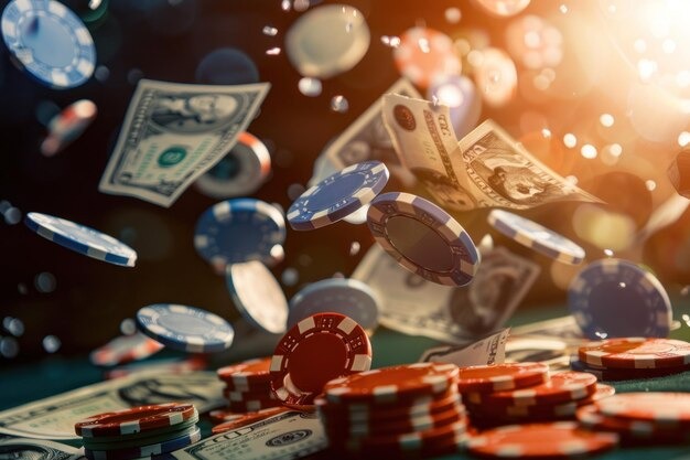Live baccarat dealer at udin table with card dealing in progress